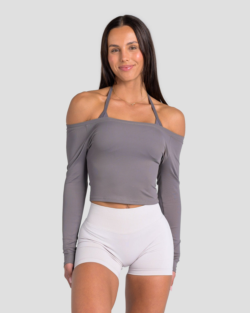 KTP RIBBED LONG SLEEVE - DARK GREY
