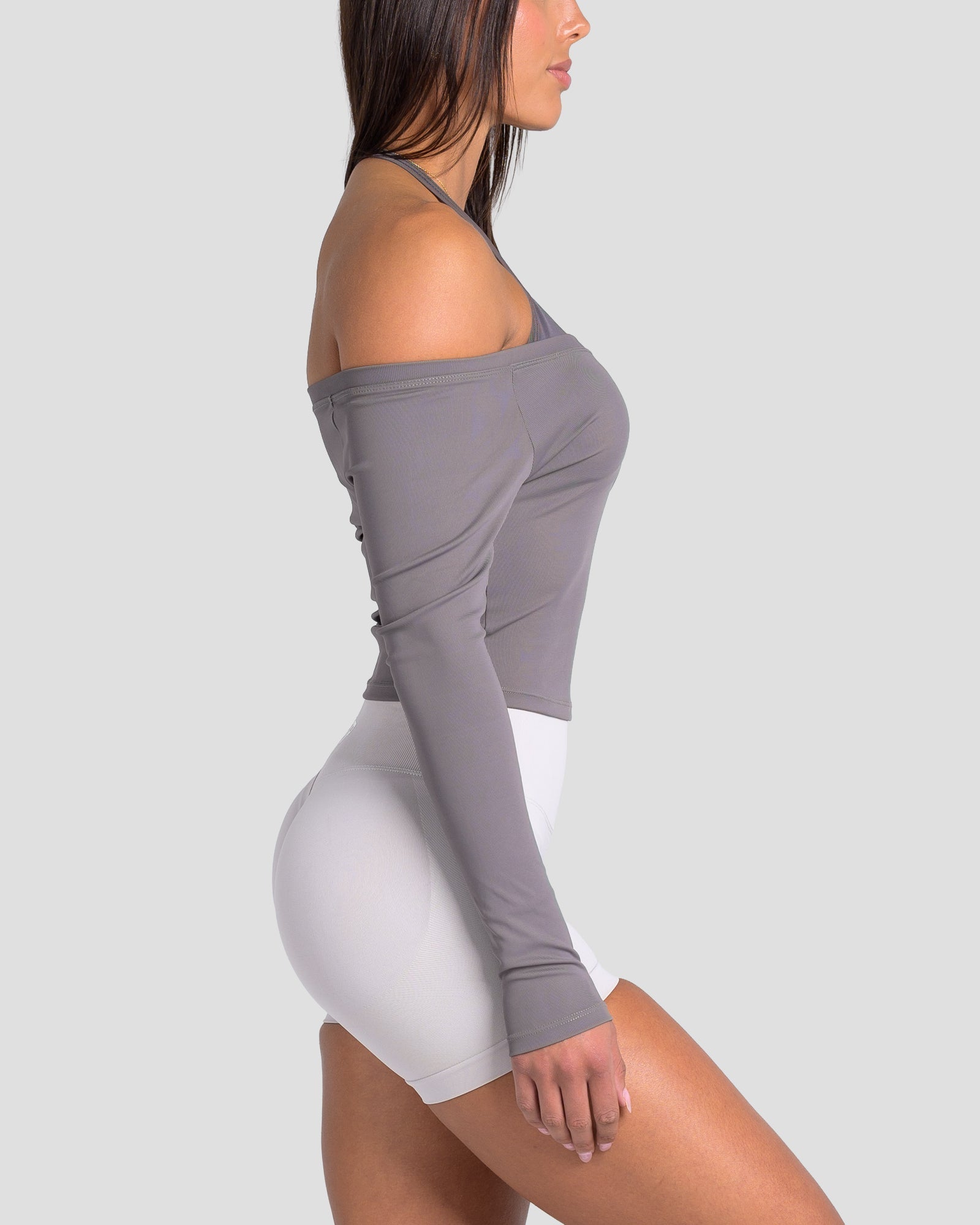 KTP RIBBED LONG SLEEVE - DARK GREY