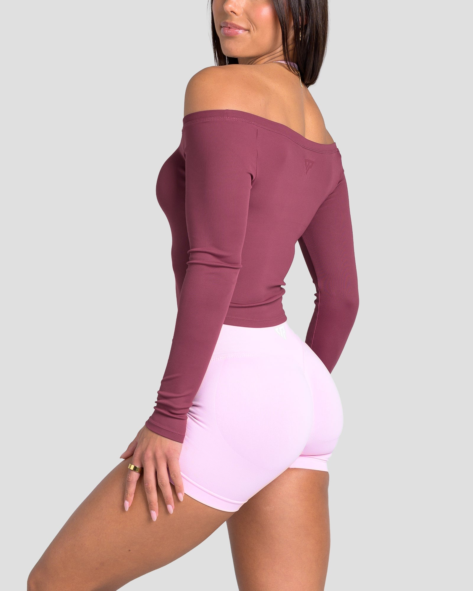 KTP RIBBED LONG SLEEVE - MOLTEN BERRY