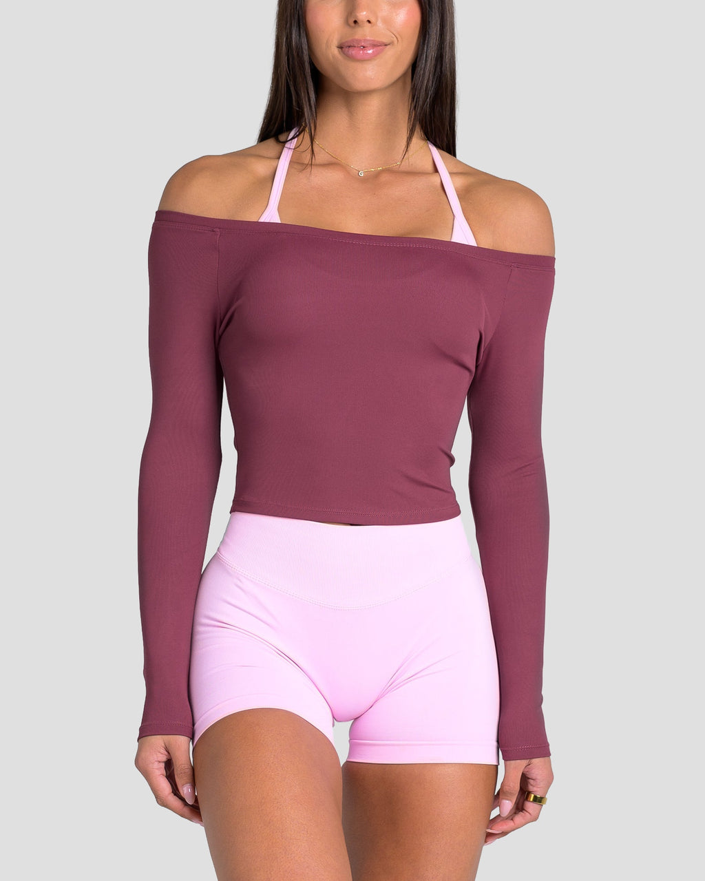 KTP RIBBED LONG SLEEVE - MOLTEN BERRY