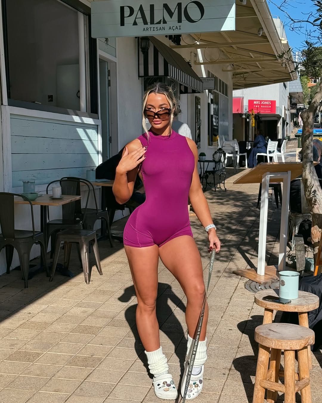 SIERRA JUMPSUIT - BERRY