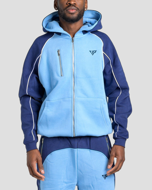 SUPERIOR ZIP JACKET - BLUE/NAVY