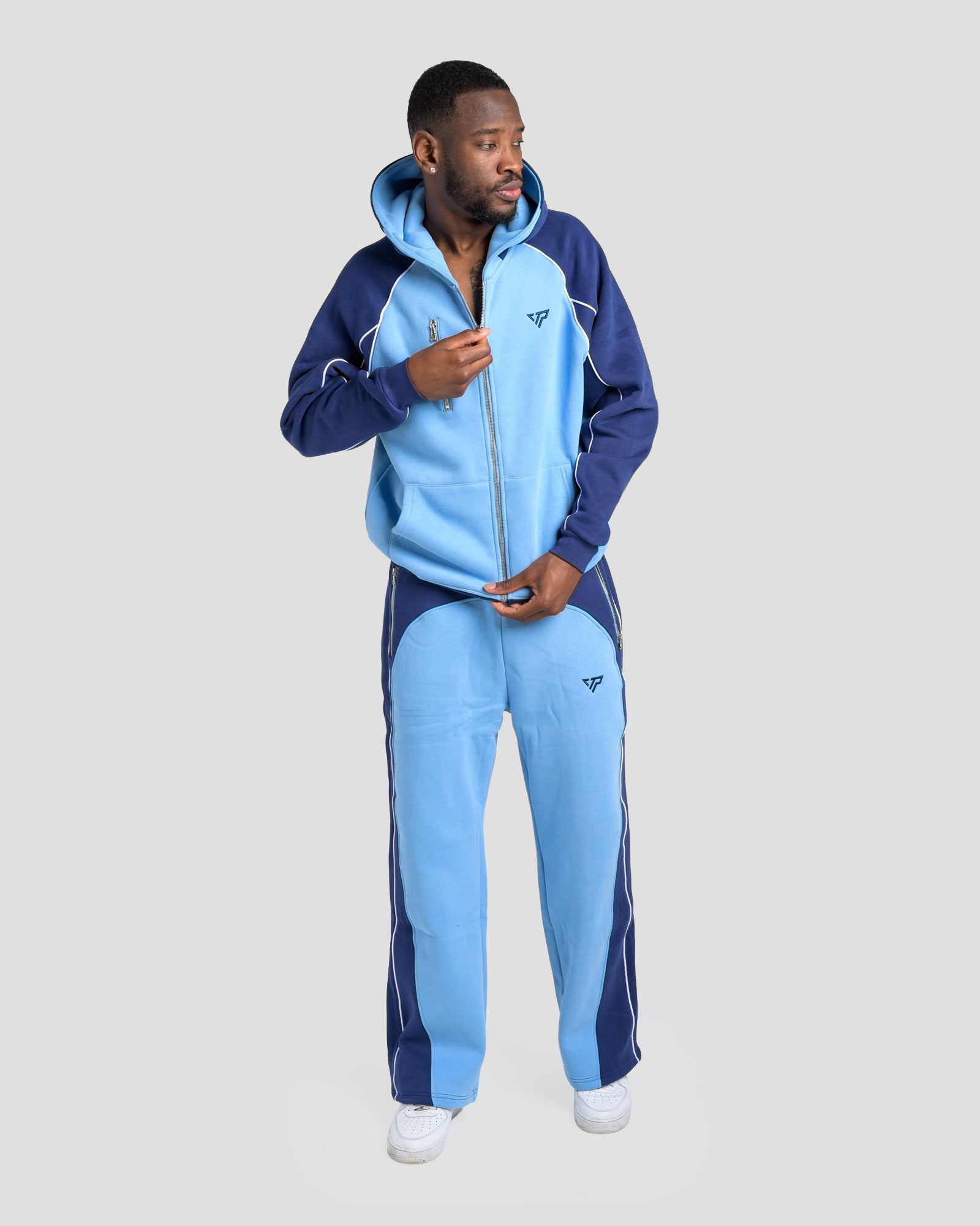 SUPERIOR ZIP JACKET - BLUE/NAVY