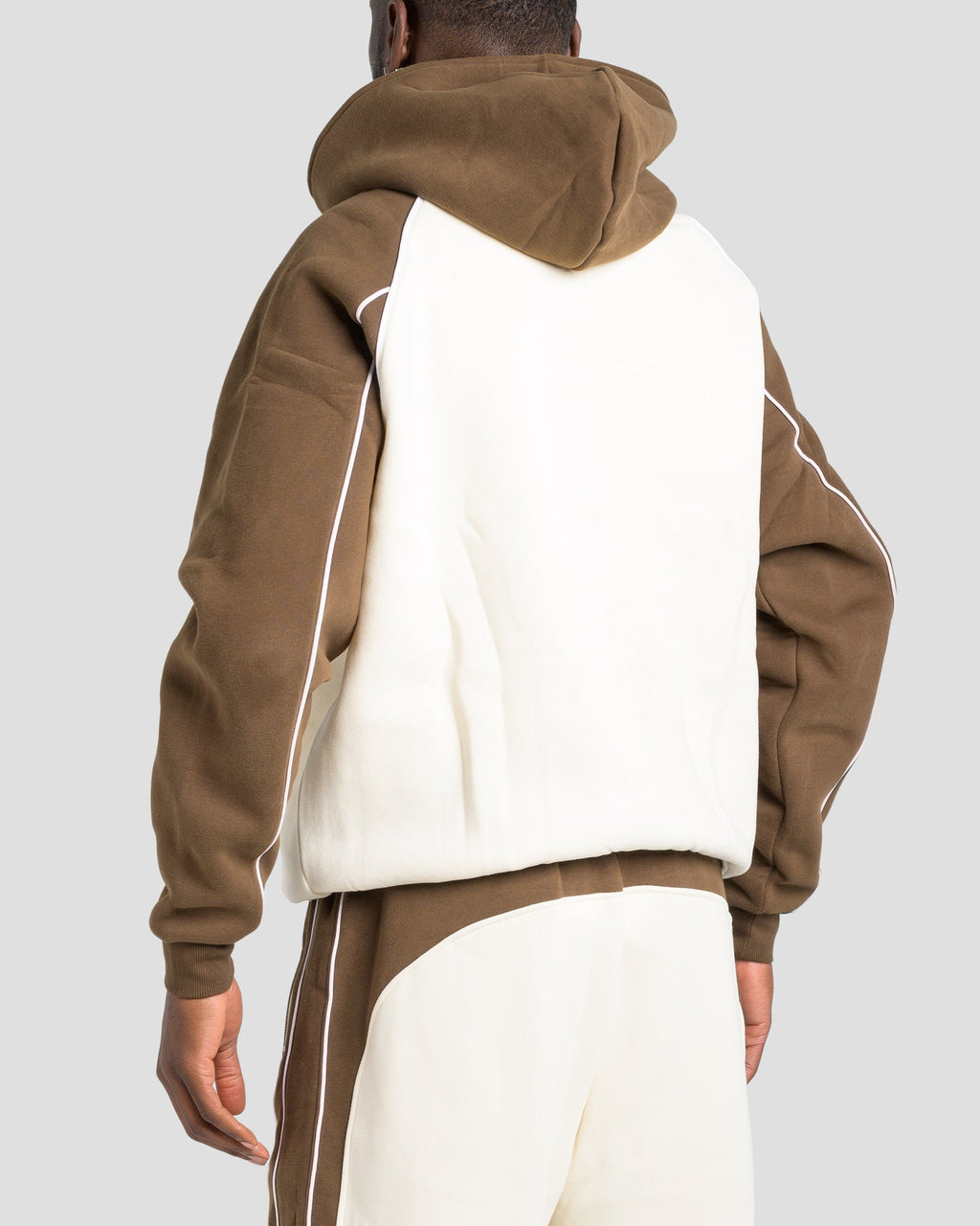 SUPERIOR ZIP JACKET - BROWN/BEIGE