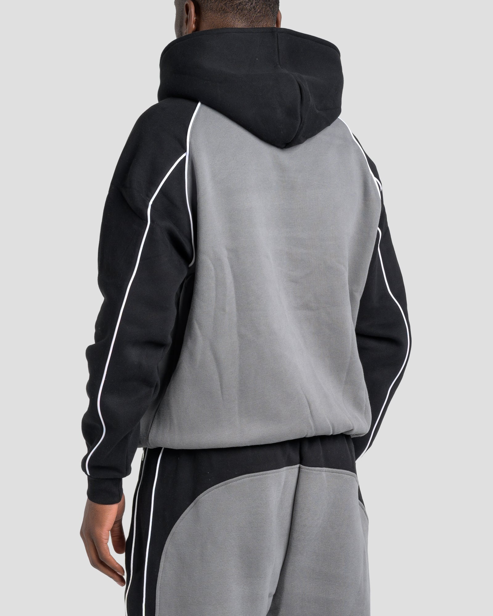 SUPERIOR ZIP JACKET - BLACK/GREY