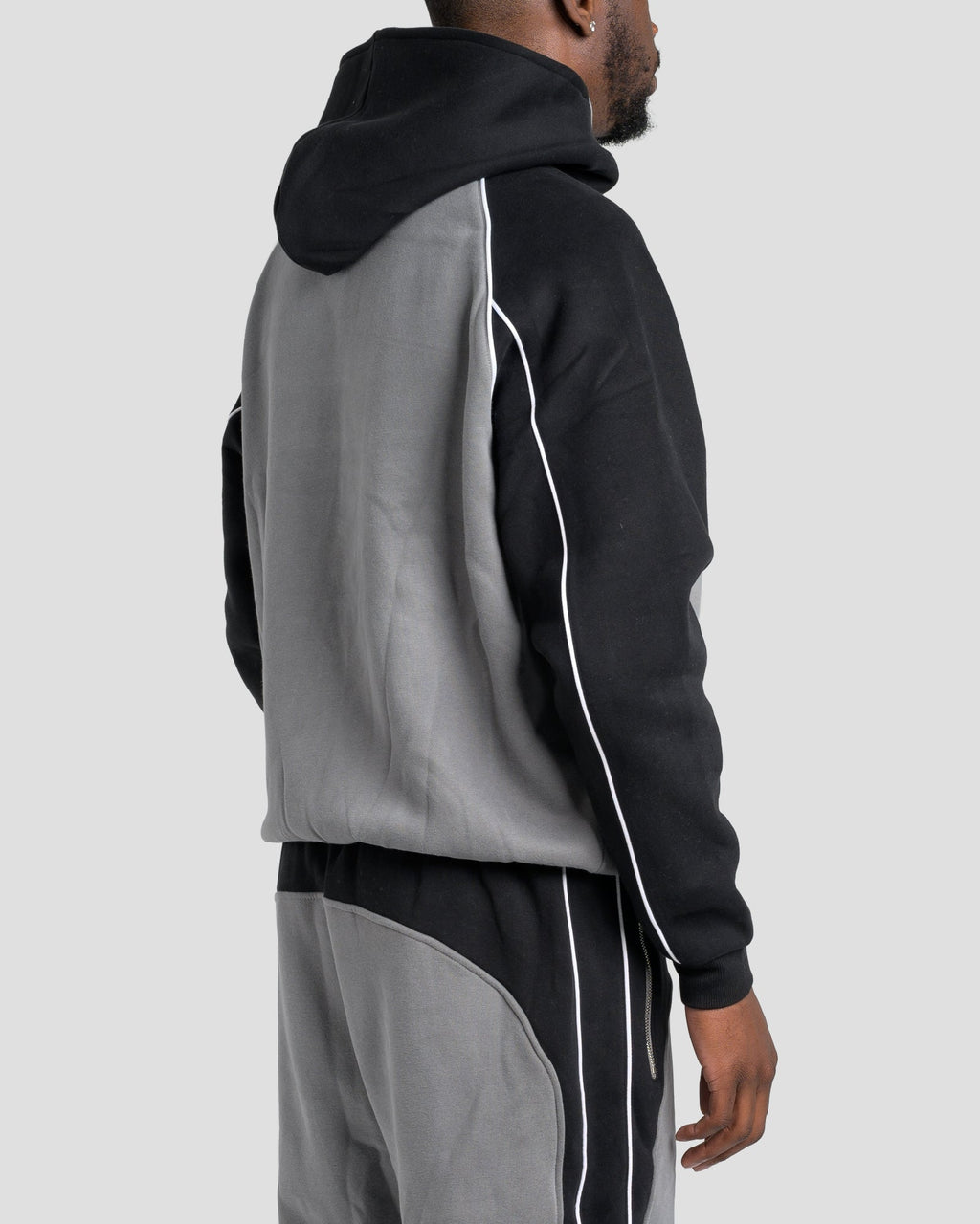 SUPERIOR ZIP JACKET - BLACK/GREY