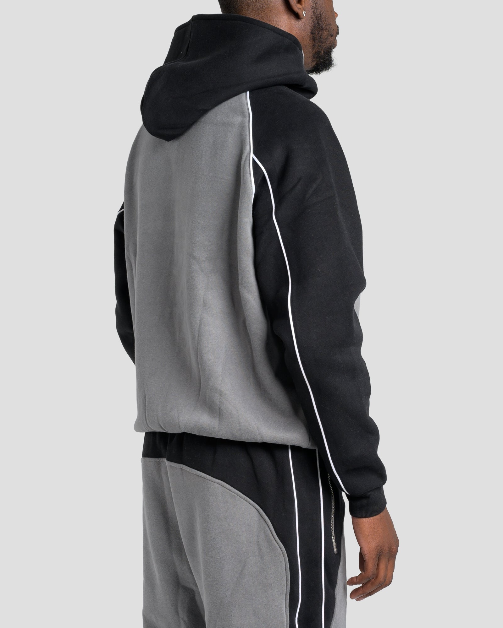 SUPERIOR ZIP JACKET - BLACK/GREY