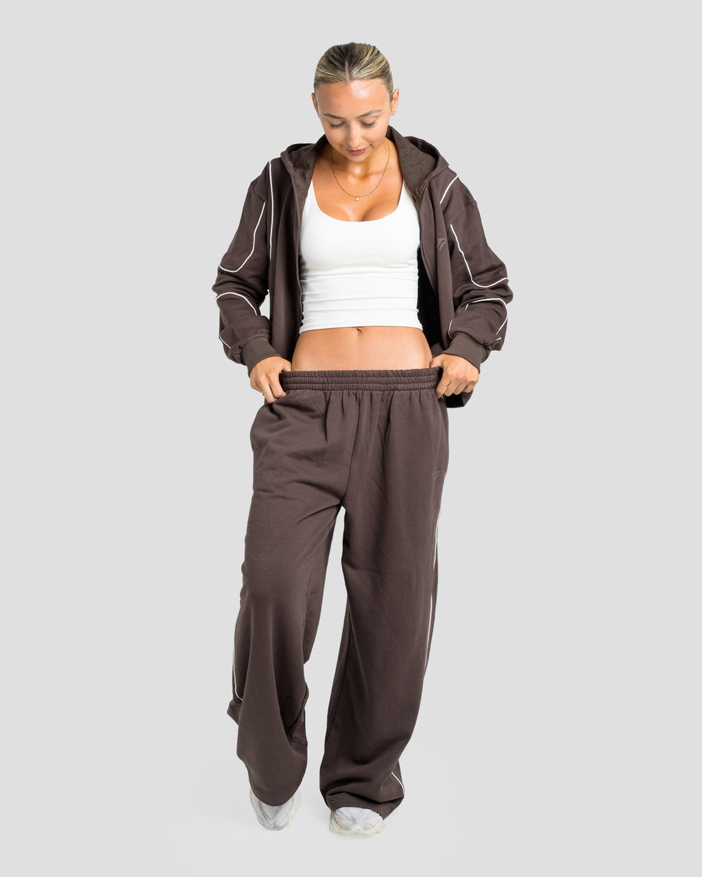 KTP SWEAT PANTS - ESPRESSO