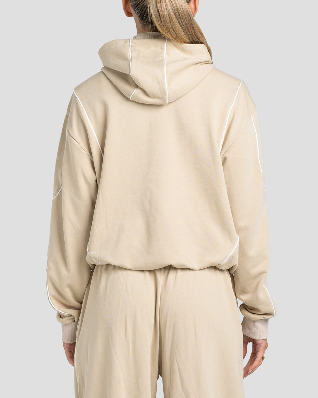 KTP SWEAT ZIP JACKET - BEIGE