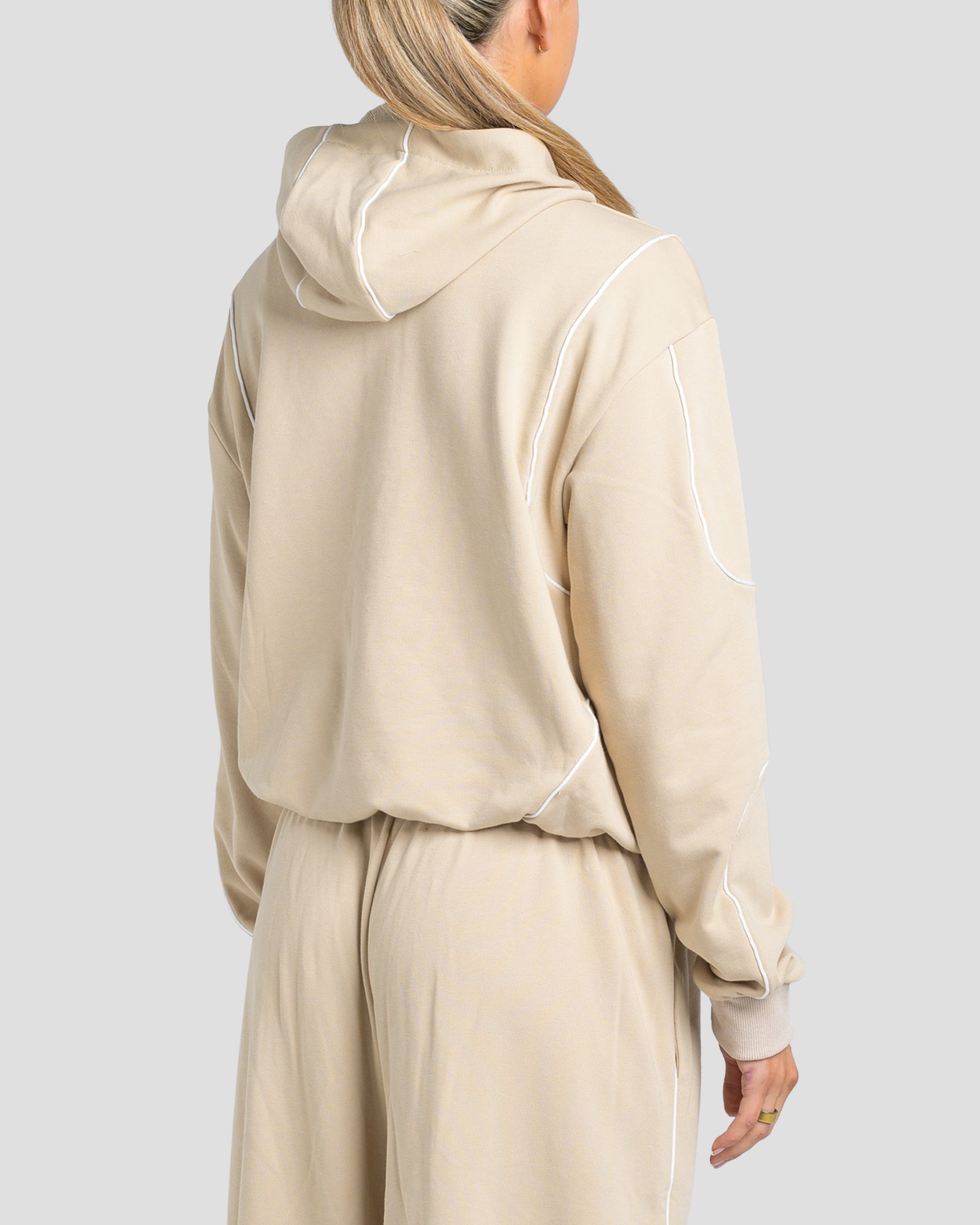 KTP SWEAT ZIP JACKET - BEIGE
