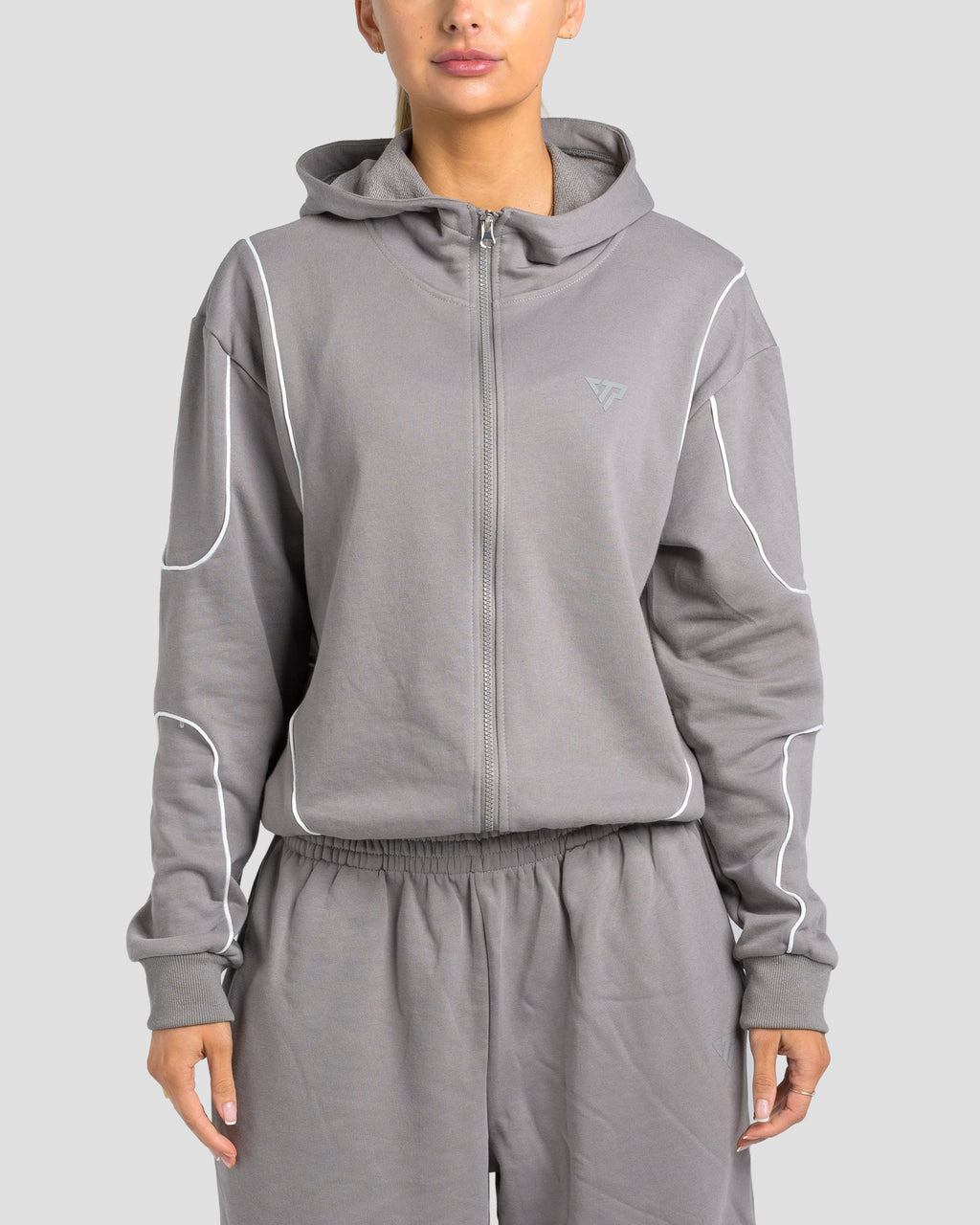 KTP SWEAT ZIP JACKET - GREY