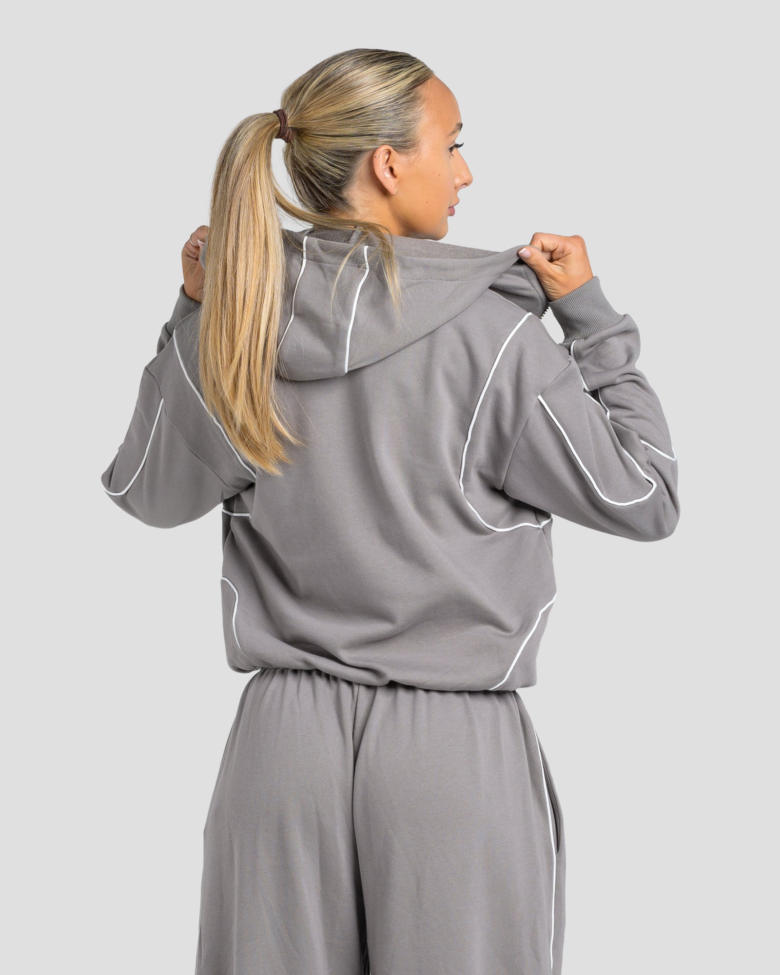 KTP SWEAT ZIP JACKET - GREY