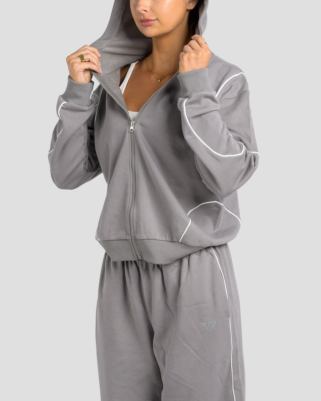 KTP SWEAT ZIP JACKET - GREY
