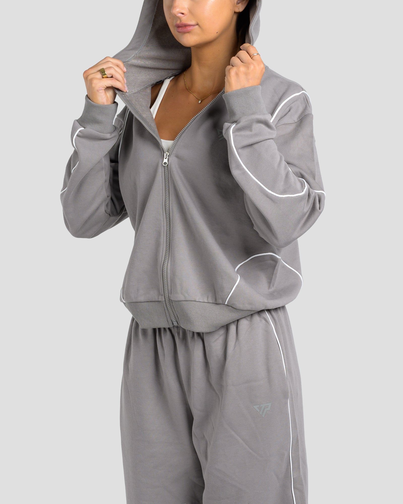 KTP SWEAT ZIP JACKET - GREY
