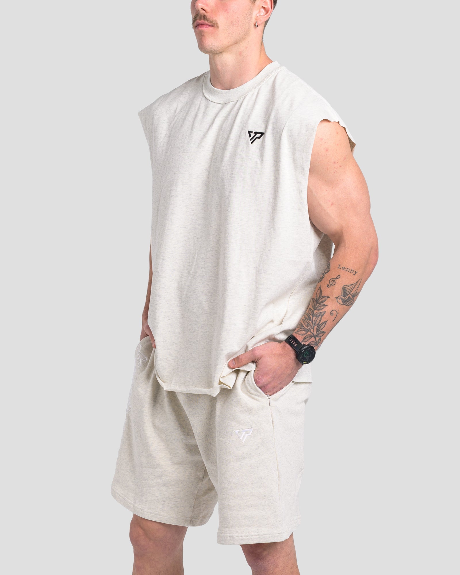 TONINO CASUAL SHORTS- MARLE GREY