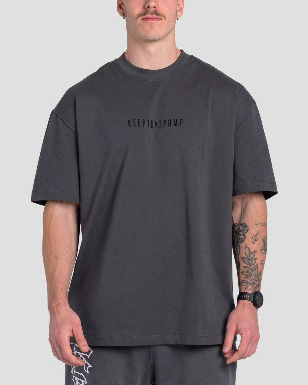 TONINO COTTON TEE - CHARCOAL