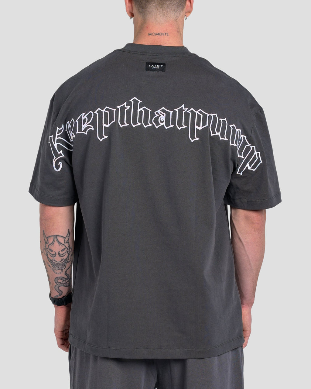 TONINO COTTON TEE - CHARCOAL