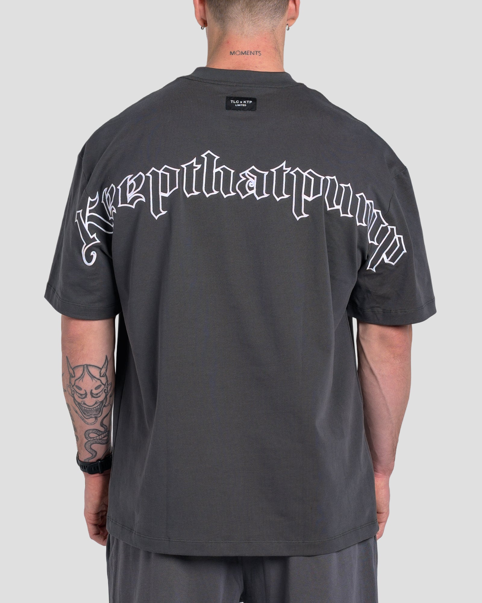 TONINO COTTON TEE - CHARCOAL