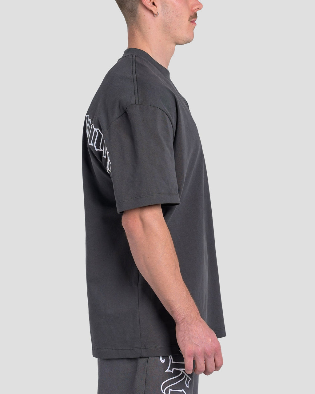 TONINO COTTON TEE - CHARCOAL