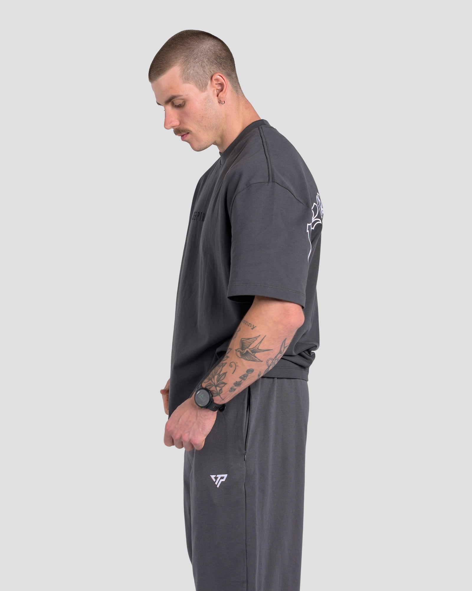 TONINO COTTON TEE - CHARCOAL