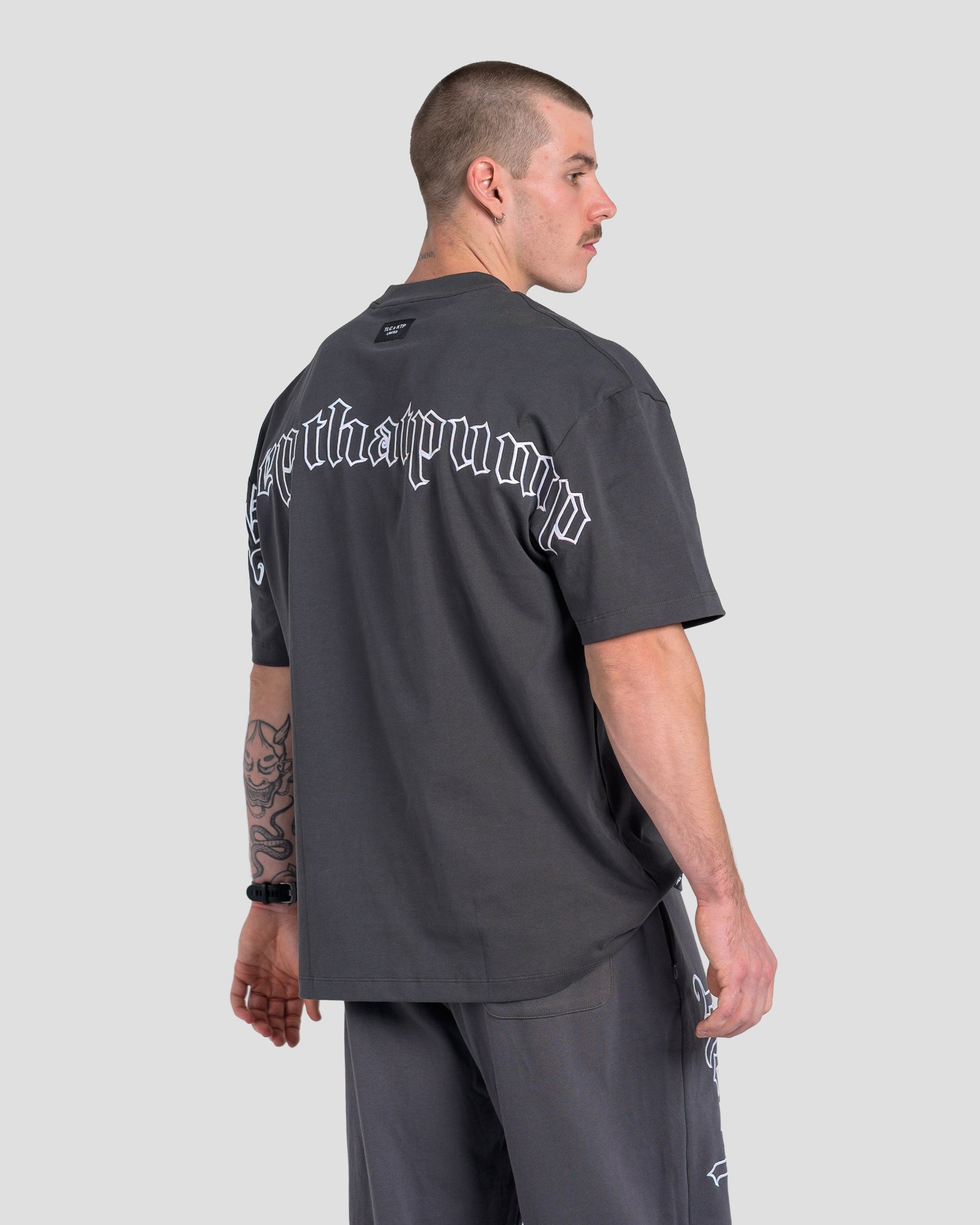 TONINO COTTON TEE - CHARCOAL