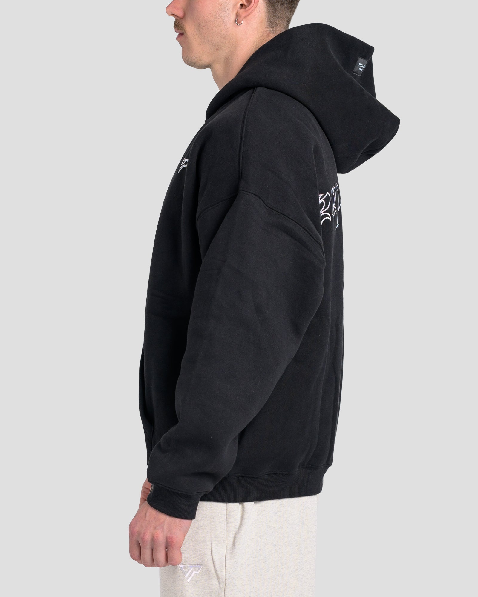 TONINO FULL ZIP JUMPER - BLACK