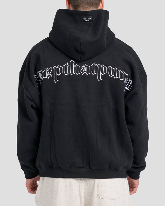 TONINO FULL ZIP JUMPER - BLACK