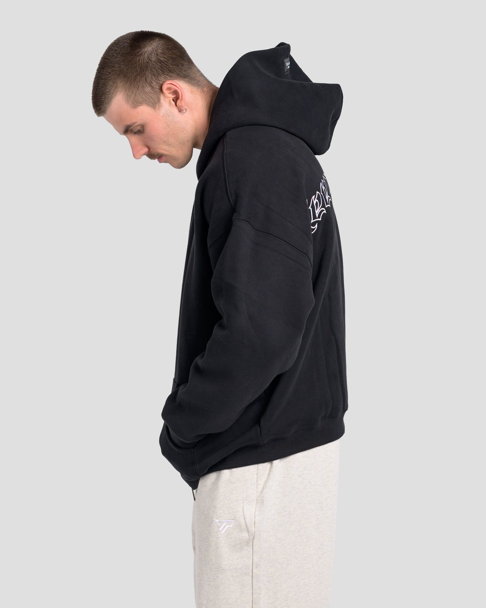 TONINO FULL ZIP JUMPER - BLACK