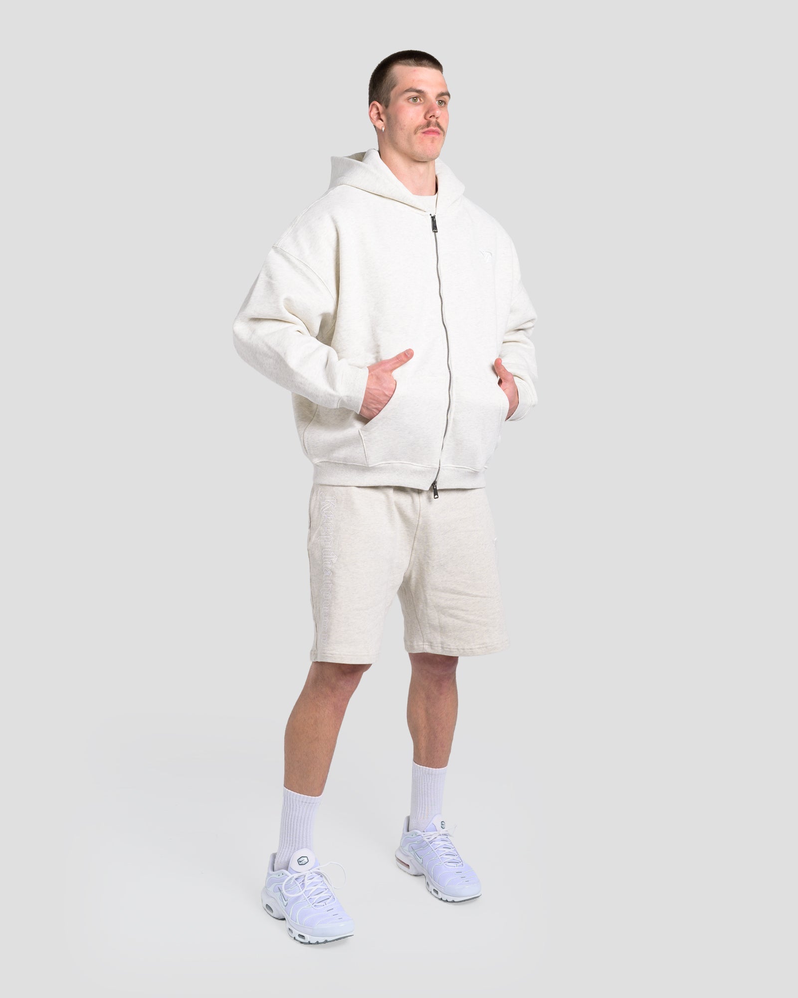TONINO FULL ZIP JUMPER - MARLE GREY