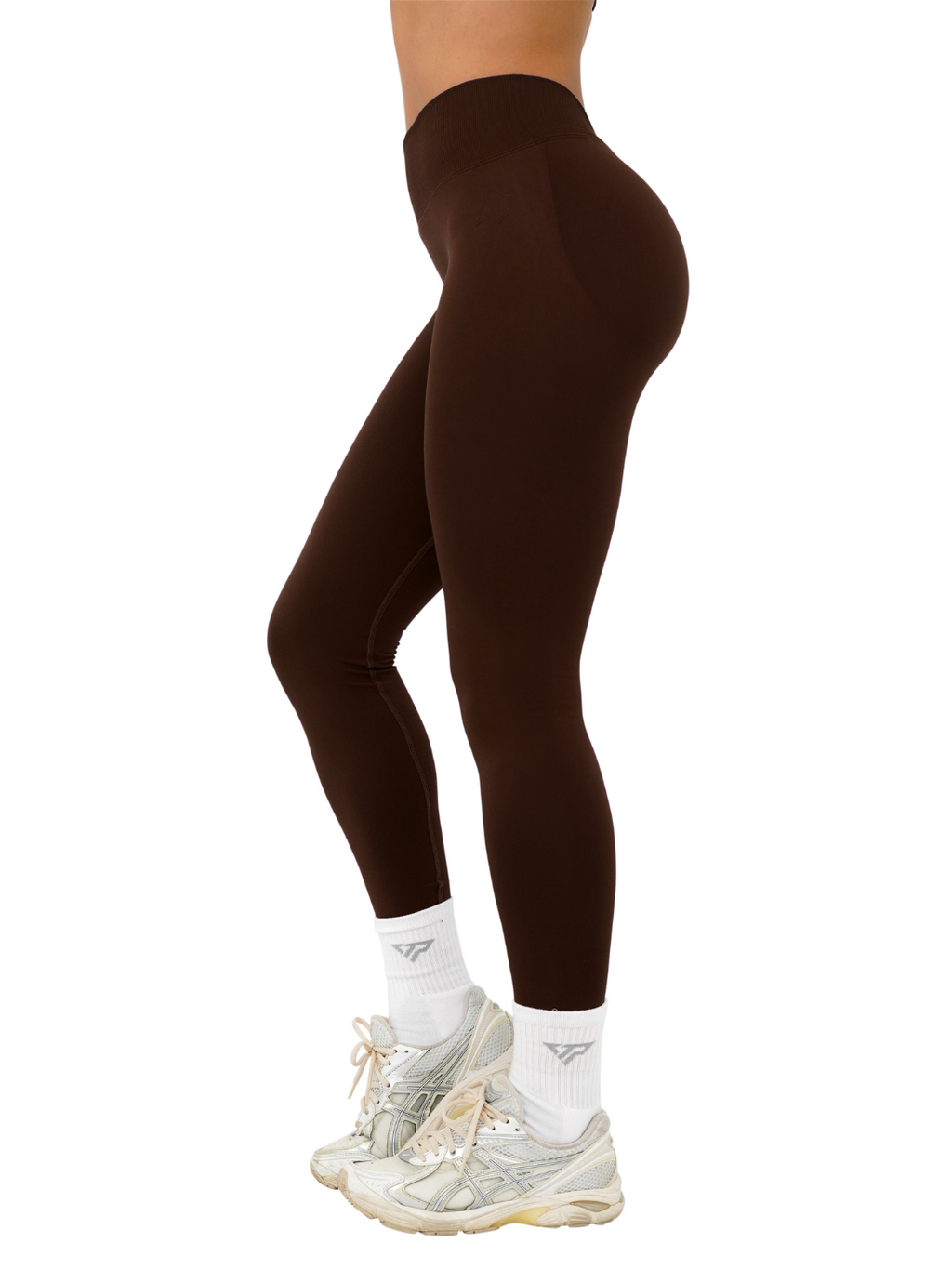 LJ V-BACK SCRUNCH LEGGING - ESPRESSO