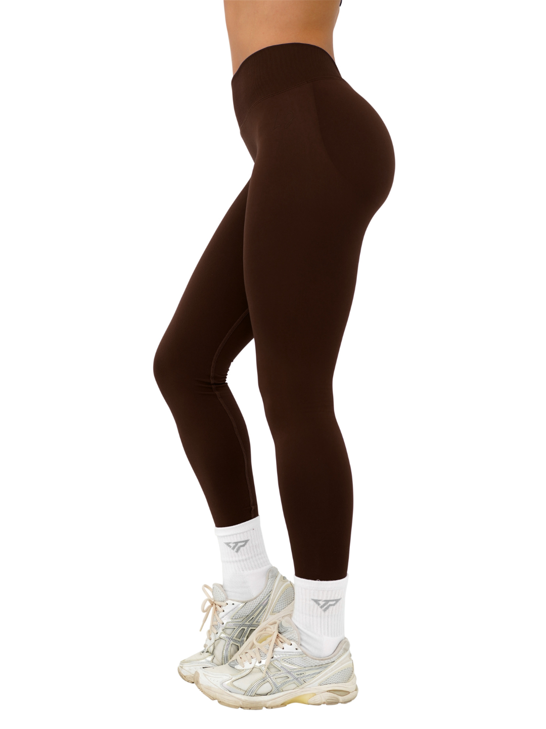 LJ V-BACK SCRUNCH LEGGING - ESPRESSO